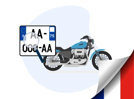 Motorrad Kennzeichen Prüfung Frankreich
